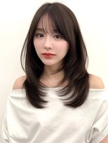 アマトウキョウスマートサロン(AMA TOKYO×Smart Salon)&nbsp;くびれミディアムレイヤー/顔まわりカット/美髪レイヤーカット