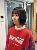 アクト(ACT)&nbsp;切りっぱなしボブ/顔周りレイヤー/黒髪ボブ