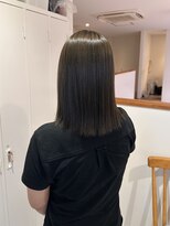 スリー(THREE) オリーブブラウン