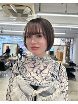 ソーソー(SoSo)&nbsp;ブリーチカラー暗めグレージュグレージュ