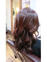 リアム ヘアアンドメイク(liam hair and make)&nbsp;ピンクルージュ×セミディ