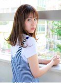 ふわミディ 大人かわいい 簡単スタイリング★★