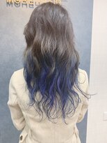 モアヘアー(MORE-HAIR) 裾ブルーカラー