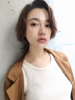 ヘア ヴィルゴ 吉祥寺(hair Virgo)&nbsp;くせ毛風な斜めバングウルフショート
