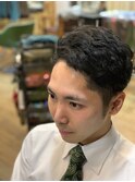 清潔感ありビジネスマンスタイル武蔵新城美室EGOカット松波光男