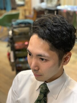ヘアーラウンジ エゴ(Hair Lounge EGO) 清潔感ありビジネスマンスタイル武蔵新城美室EGOカット松波光男