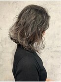 NAOスペシャルバレイヤージュ×ラベンダーグレージュ