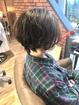 コース(CORS)&nbsp;【CORS 高崎】デジタルパーマニュアンスショートボブ30代４０代