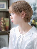 カバーヘア ブリス 戸田公園西口店(COVER HAIR bliss)&nbsp;シースルバングハイライトボブショートa戸田公園20代30代40代!