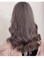マナヘアー 倉敷(Mana Hair)&nbsp;髪質改善　ラベンダーグレーカラー