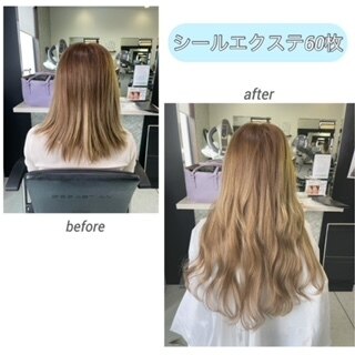 シールエクステ60枚:L136172058|アリエル セバスチャンのヘア シールエクステ60枚:L136172058|アリエル セバスチャンのヘア