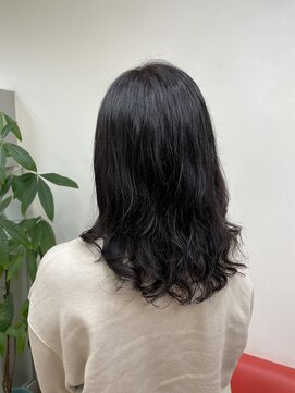 美容室サンク(CINQ) コテ巻き風パーマ