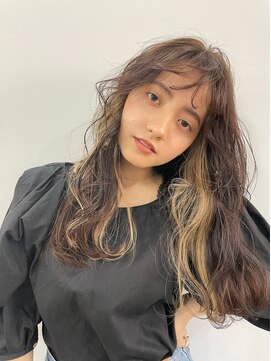 アスター(astar) 【astar】インナーカラー　レイヤー　ナチュラルウェーブ