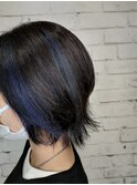ポイントカラー×ブルー