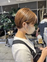 フィルムス 新宿(FILMS)&nbsp;斜めバング/グレージュカラー/デザインカラー/シルキーベージュ