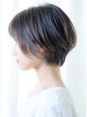 グラデーションボブ　ショート
