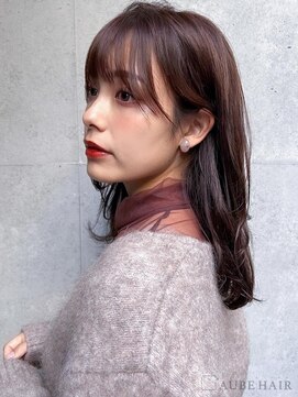 オーブ ヘアー ブルーム 西新店(AUBE HAIR bloom) 20代・30代_ワイドバングミディアム