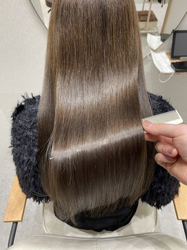 ジーナ 千葉(Zina) ラベンダーグレージュ/髪質改善 ハセガワ