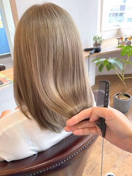 ドルチェ(dolce) ミルクティベージュ　髪質改善　明石魚住　HAIR＆SPA　dolce