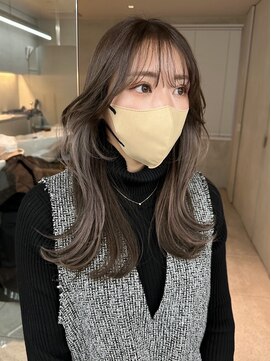 サイン 表参道(SIGN) 韓国ヘアイメチェンハッシュカット似合わせカットレッドブラウン