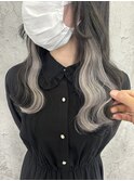 韓国風/シールエクステ/インナーカラー/ポイントエクステ