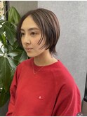 顔まわりレイヤーショートウルフ【福岡/博多】