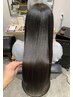 【超自然なストレート×水分ケア】《髪質改善縮毛矯正×ヘアエステ》+カット