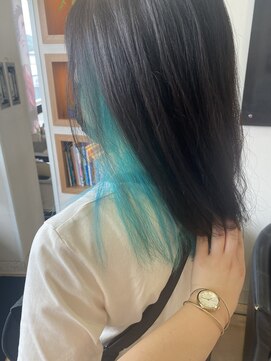 シャンプーボーイ ヒノ(SHAMPOO BOY Hino) インナー×ターコイズブルー