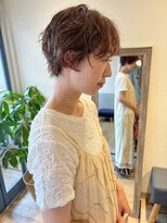 メルト 吉祥寺(melt) ショートパーマ無造作ニュアンスパーマベージュカラーレイヤー