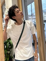 ブランシュ 南行徳店(BLANCHE)&nbsp;ベリーショート/ダークアッシュ/ニュアンスパーマ/韓国マッシュ