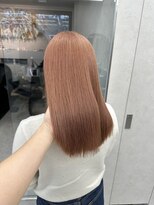 ロンド マーレ 天神大名店(Lond mare) イメチェン/チェリーブラウン/フェミニン/束感/前髪カット