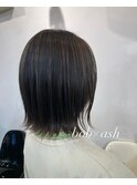 ボブ 透明感カラー