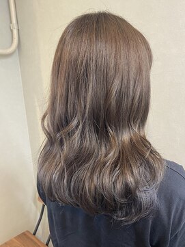 テーラヘアー 稲毛店(TELA HAIR) 透明感カラー～パープル×グレー～