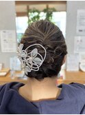 卒業式ママさんヘアセット
