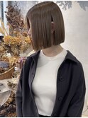 丸くないストレートボブ！