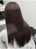 ロングヘアー縮毛矯正上級髪質改善 赤坂見附