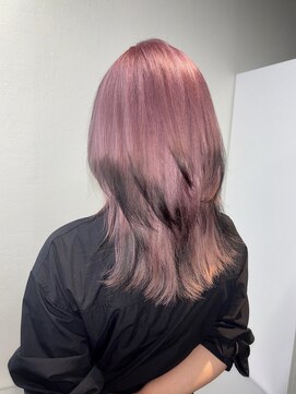 ベル(BEL) 【デザインカラー】エンドカラー×ペールピンク