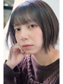 ビードロネイ 武蔵境店(vi-dro nei) 外ハネボブ×ショコラカラー