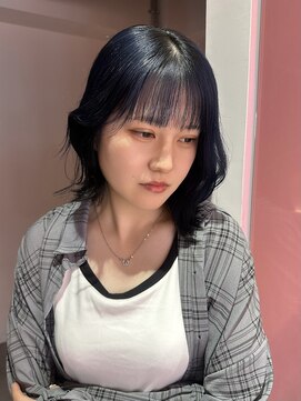 ダズリングディア(Dazzling Deer) ブルーブラック／大人ボブ／暗めカラー