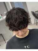 シャドウパーマ波巻きパーマニュアンスパーマ原宿渋谷