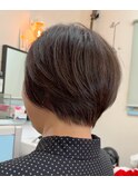 ふんわり大人ショートカットスタイル
