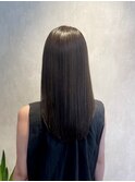 髪質改善/顔周りレイヤーカット/グレージュ[千葉/千葉駅]