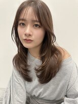リリット(ReLit)&nbsp;マレットヘアハイライト髪質改善オリーブグレーココアベージュ