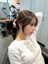イヴォーク トーキョー(EVOKE TOKYO) ミディアムレイヤー/カーテンバング/顔周り/髪質改善/かき上げ