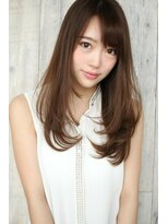 サファイア(SAPPHIRE)&nbsp;エアーストレートで艶っツヤの毛先1カール(^O^)／