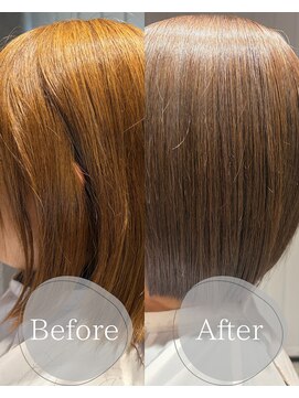 ヘアーロール(Hair Role) ★ダブルカラー×グレージュボブ★