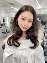オニキス(ONYX)&nbsp;C137韓国トレンドレイヤーチャンモリパーマショコラブラウン