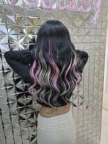 ラブスタシー 名古屋栄(Lovestasy) ピンク×ブロンドメッシュ