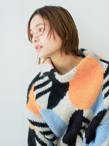 アトラスサロン 札幌大通り(Atras.salon) 札幌/髪質改善/センターパート♪シースルー前髪のミニボブ