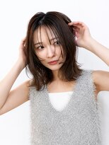 ファルベ(Farbe)&nbsp;黒髪/オリーブグレー/小顔に見せるヘア/ココアベージュ/レイヤー